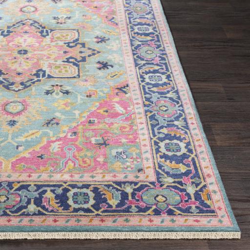 Surya Antique ATQ-1015 Dark Blue Dusty Coral 8' x 11' Rug