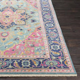 Surya Antique ATQ-1015 Dark Blue Dusty Coral 8' x 11' Rug