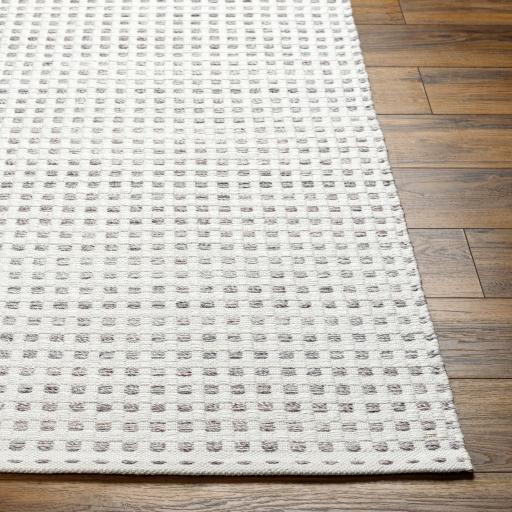 Surya Ariel AIL-2300 Brick Red Light Gray 5' x 7'6" Rug