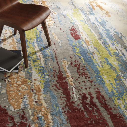 Surya Arte RTE-2308 Blue Charcoal 2'6" x 10' Rug