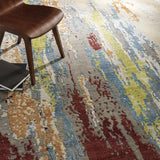 Surya Arte RTE-2308 Blue Charcoal 2'6" x 10' Rug