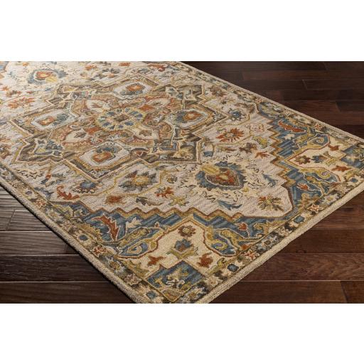 Surya Artemis AES-2311 Black Blue 5' x 7'6" Rug