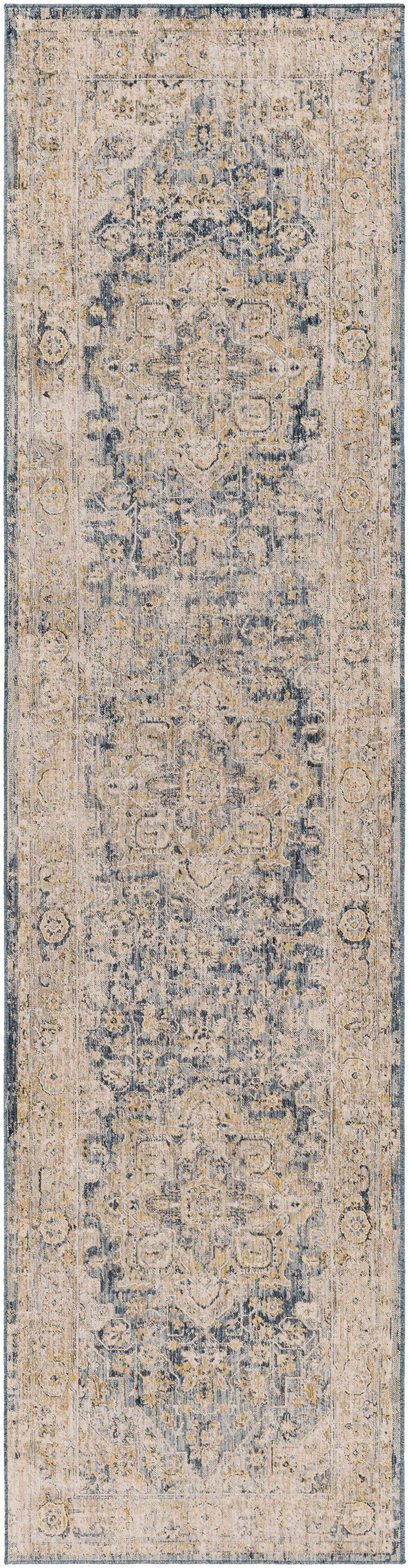 Surya Aspendos APS-2307 Black Deep Teal 2'7" x 3'11" Rug