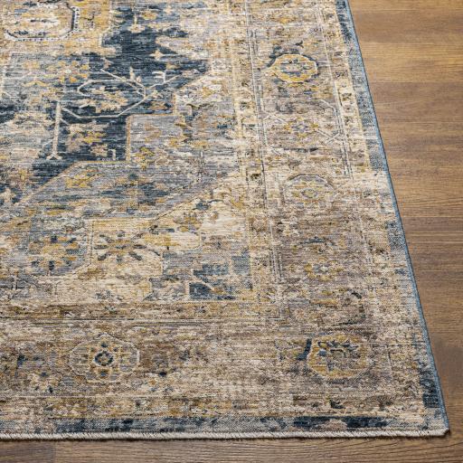 Surya Aspendos APS-2307 Black Deep Teal 2'7" x 3'11" Rug