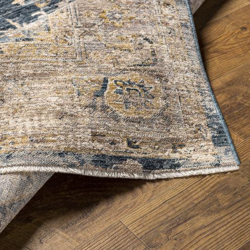 Surya Aspendos APS-2307 Black Deep Teal 2'7" x 3'11" Rug