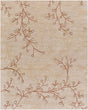 Surya Athena ATH-5008 Dark Brown Gray 6' x 9' Oval Rug