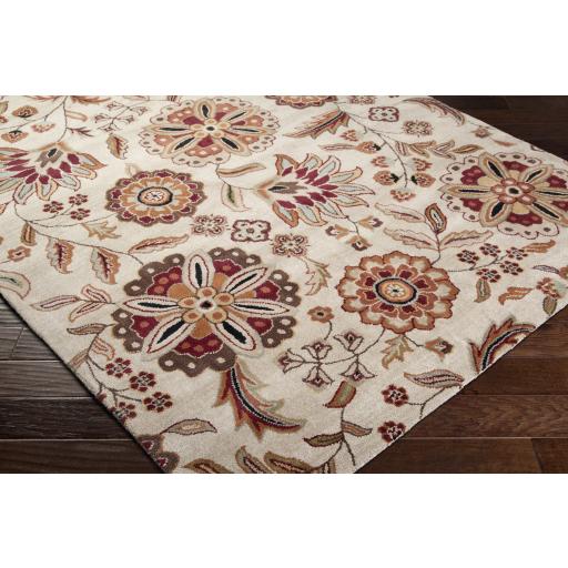 Surya Athena ATH-5035 Burgundy Dark Brown 9'9" Round Rug