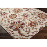 Surya Athena ATH-5035 Burgundy Dark Brown 9'9" Round Rug