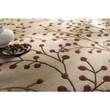 Surya Athena ATH-5053 Brown Burgundy 6' x 9' Oval Rug