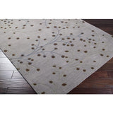 Surya Athena ATH-5055 Dark Brown Dusty Sage 2' x 3' Rug