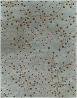 Surya Athena ATH-5058 Dark Brown Sage 6' x 9' Oval Rug