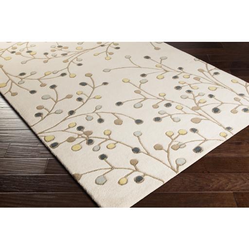 Surya Athena ATH-5116 Brown Denim 8' Round Rug