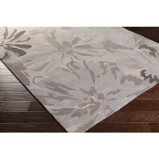 Surya Athena ATH-5135 Charcoal Dark Brown 6' Round Rug