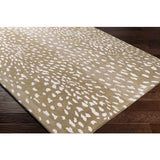 Surya Athena ATH-5162 Cream Light Brown 6' x 9' Oval Rug