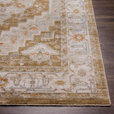 Surya Avant Garde AVT-2315 Brick Red Charcoal 6'7" Round Rug