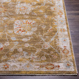Surya Avant Garde AVT-2320 Brick Red Charcoal 6'7" Round Rug