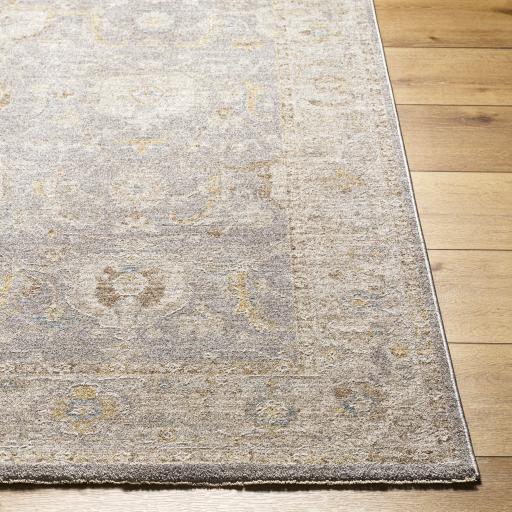 Surya Avant Garde AVT-2380 Charcoal Cream 6'7" Round Rug