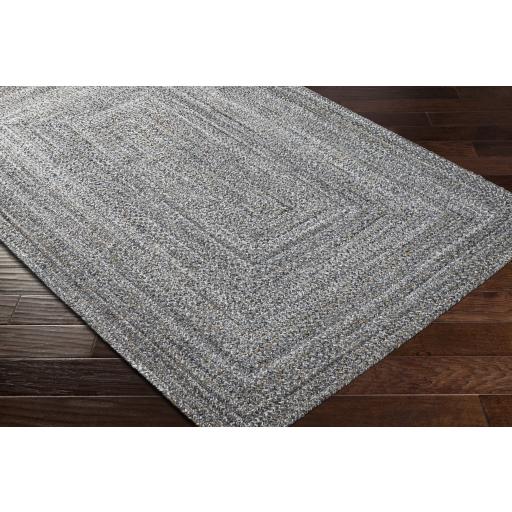 Surya Azalea AZA-2321 Black Brown 8' Round Rug