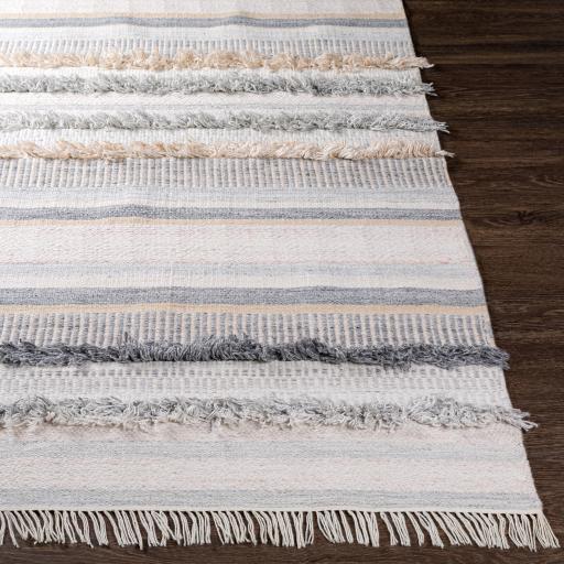 Surya Azalea AZA-2329 Charcoal Cream 8'10" x 12' Rug