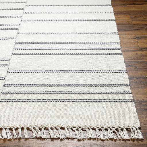Surya Azalea AZA-2332 Charcoal Cream 8'10" x 12' Rug