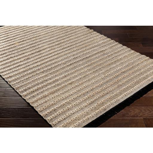 Surya Azalea AZA-2335 Black Brown 5' x 7'6" Rug