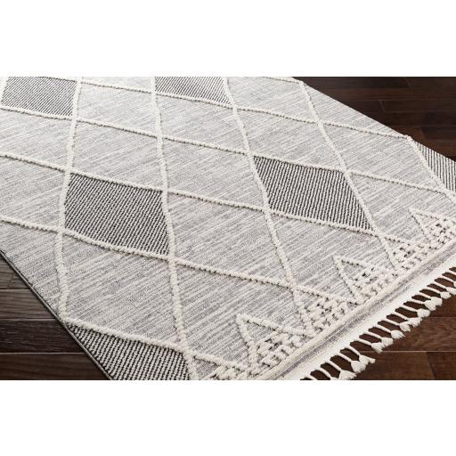 Surya Azilal AZI-2304 Black Gray 2' x 2'11" Rug