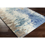 Surya Banshee BAN-3342 Blue Dark Blue 8' Square Rug