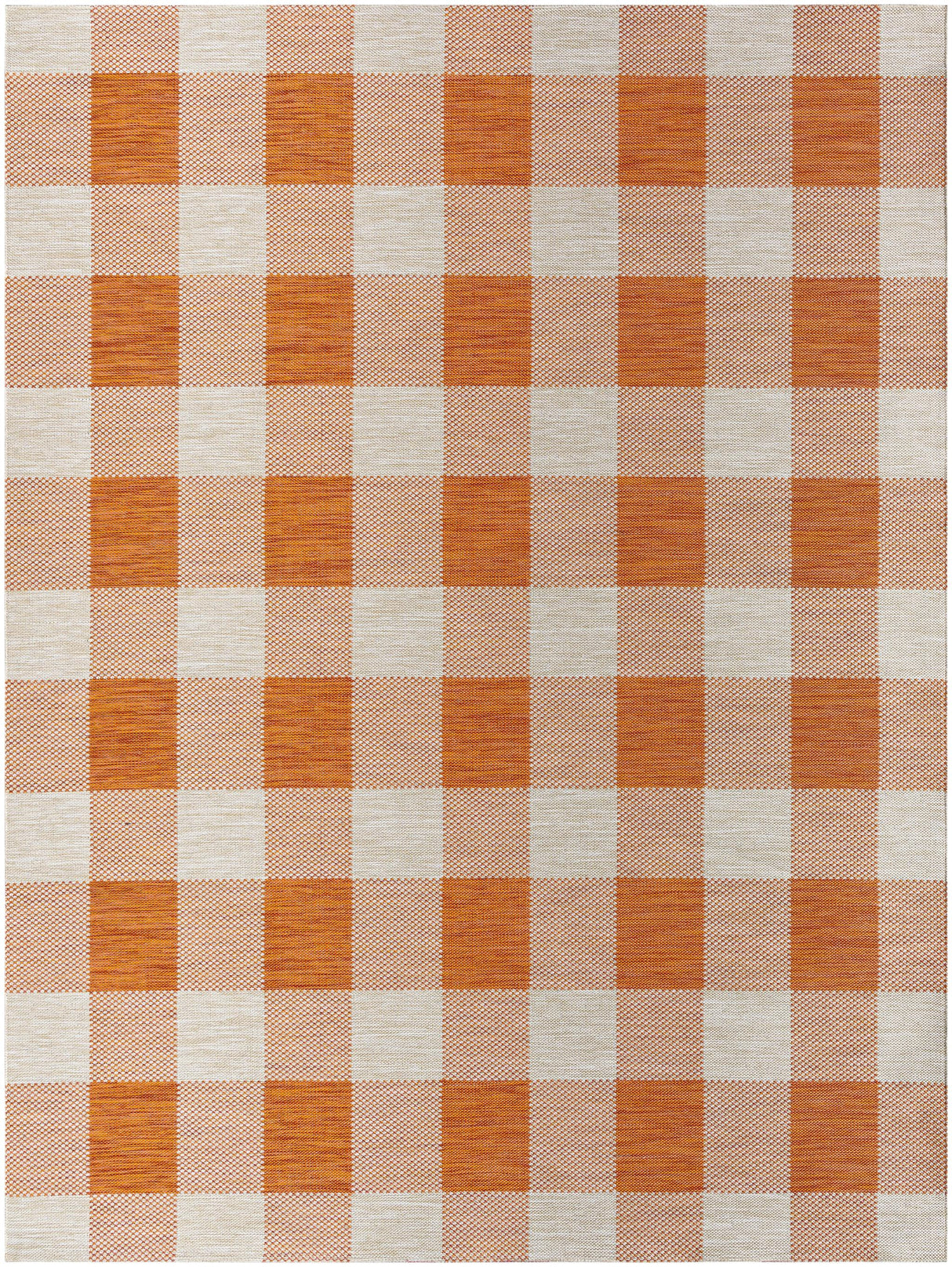 Surya Barbados BBD-2311 Burnt Orange Light Beige 6'7" x 9' Rug