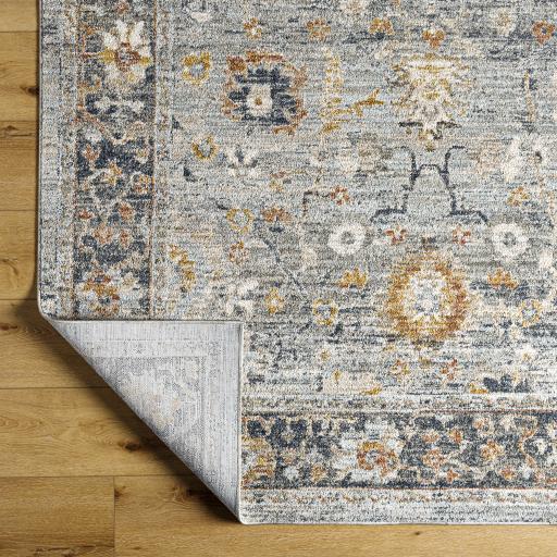 Surya Beckham BCM-2307 Amber Charcoal 2' x 2'11" Rug