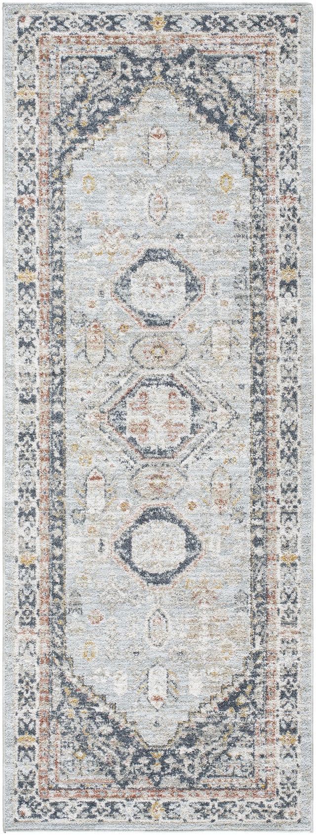 Surya Beckham BCM-2323 Amber Charcoal 2' x 2'11" Rug