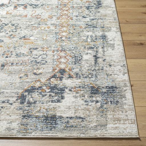 Surya Beckham BCM-2325 Amber Charcoal 2' x 2'11" Rug