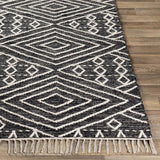 Surya Bedouin BDO-2300 Black Cream 5' x 7'6" Rug