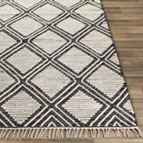 Surya Bedouin BDO-2304 Black Cream 3' x 5' Rug