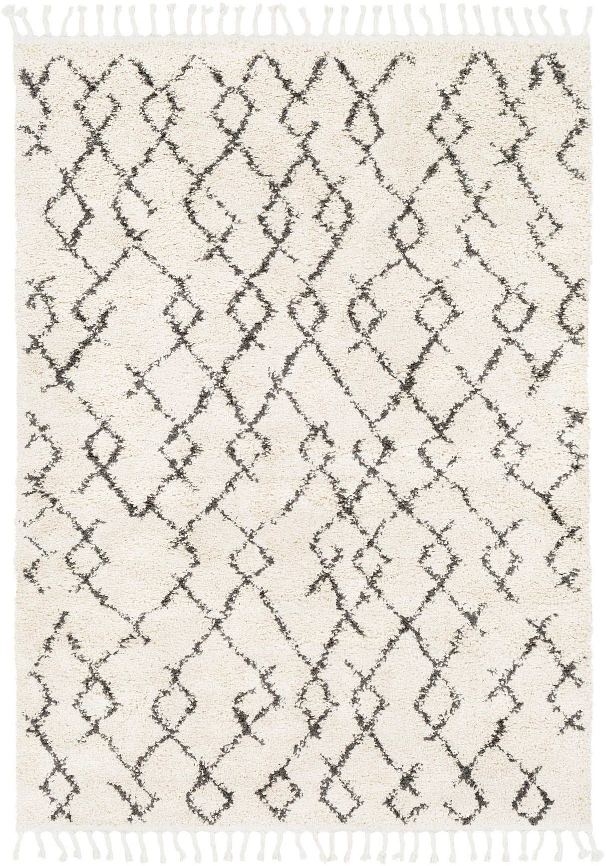 Surya Berber Shag BBE-2301 5'3" x 7'3" Rug