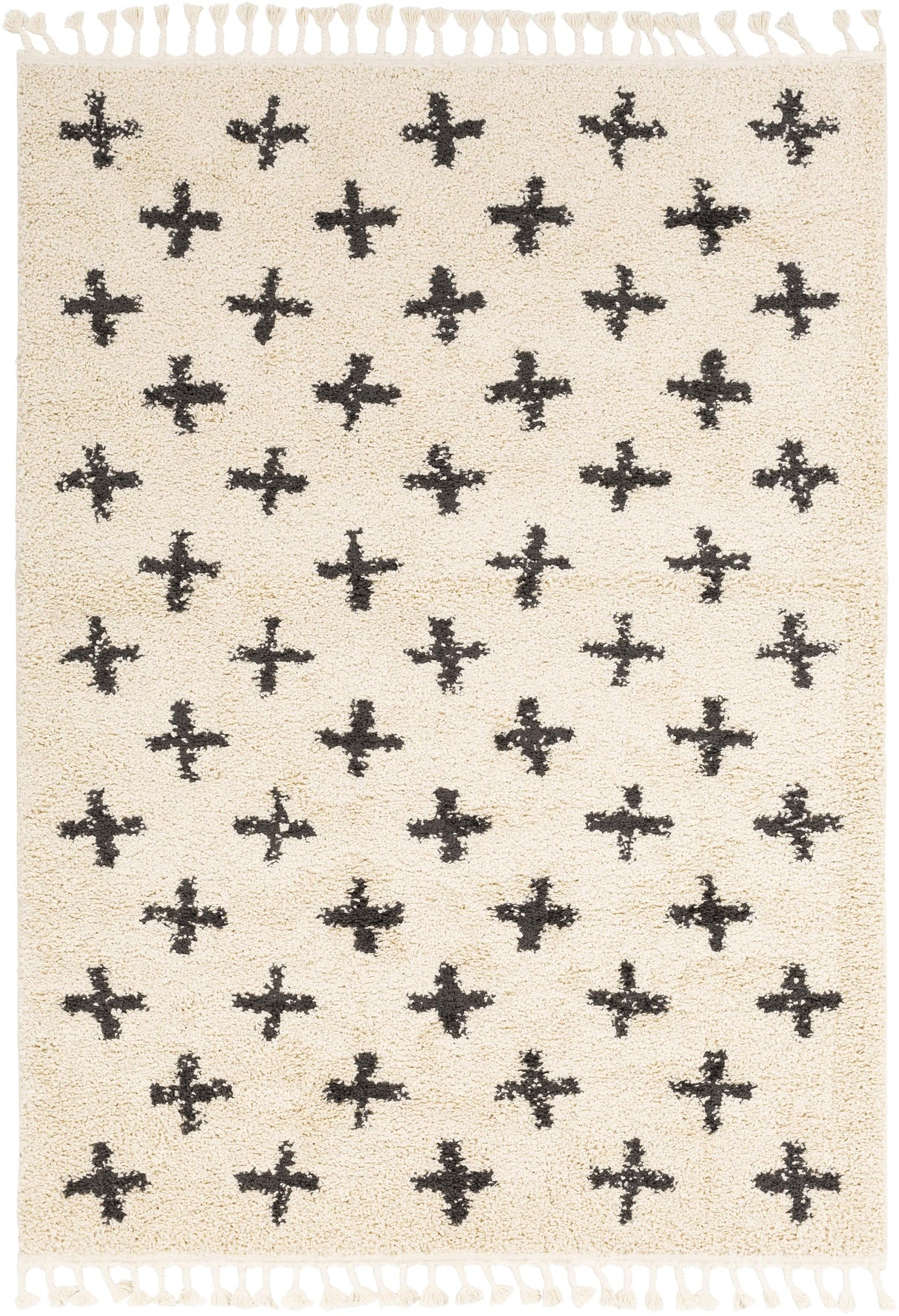 Surya Berber Shag BBE-2310 5'3" x 7'3" Rug