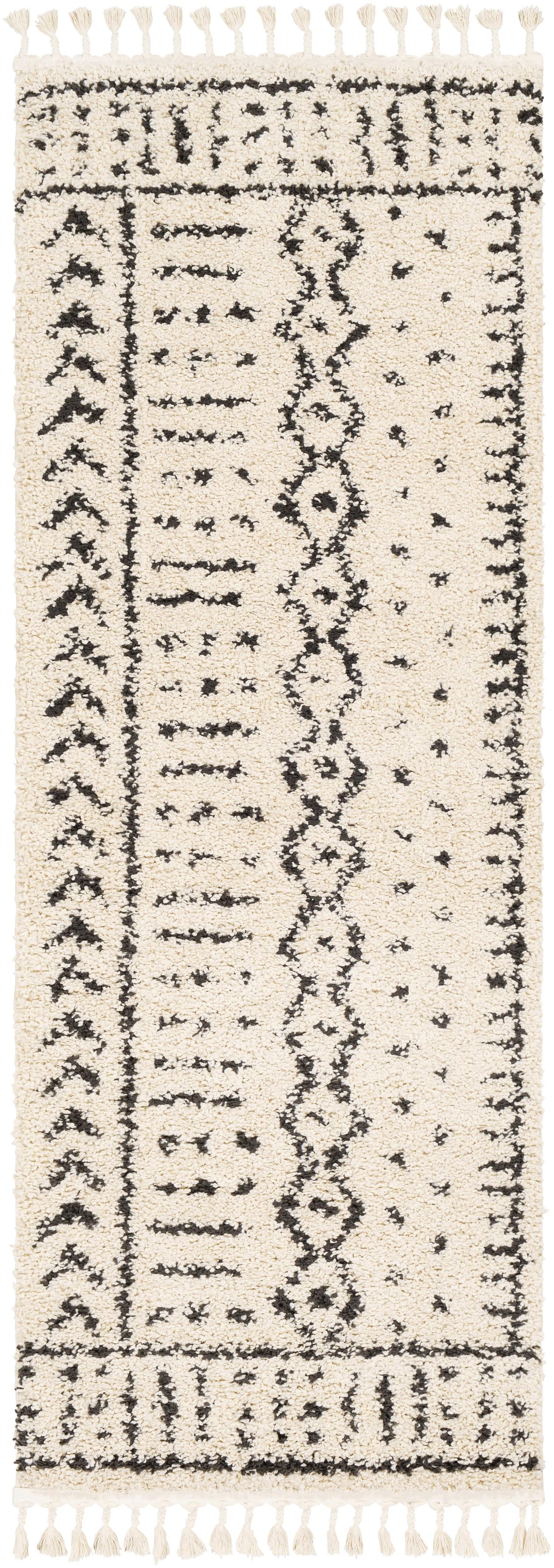 Surya Berber Shag BBE-2311 5'3" x 7'3" Rug