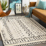 Surya Berber Shag BBE-2311 5'3" x 7'3" Rug