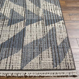 Surya Berlin BLR-2305 Dark Blue Dark Brown 5'3" x 7' Rug