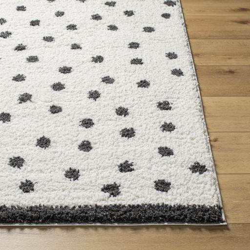 Surya Birmingham BMM-2301 Black Ivory 7'10" x 10' Rug