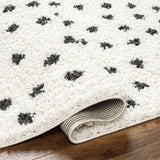 Surya Birmingham BMM-2301 Black Ivory 7'10" x 10' Rug
