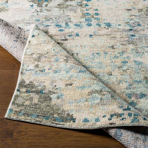 Surya Biscayne BSY-2308 Charcoal Deep Teal 4' x 6' Rug