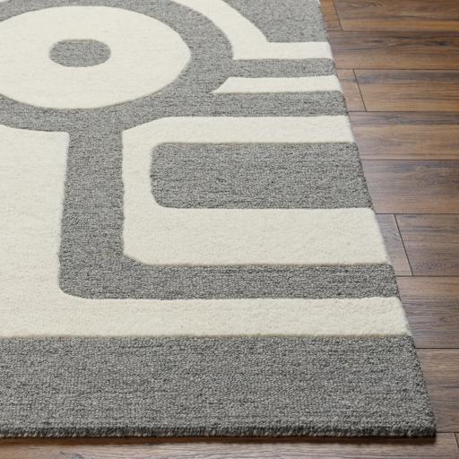 Surya Brook BKO-2300 Beige Charcoal 2' x 3' Rug