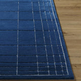 Surya Brook BKO-2339 Dark Blue Medium Gray 8' x 10' Rug