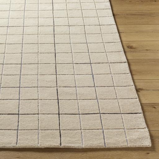 Surya Brook BKO-2343 Black Gray 5' x 7'6" Rug
