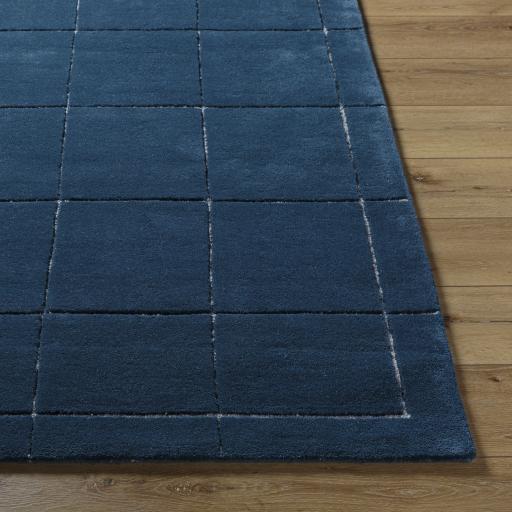 Surya Brook BKO-2350 Deep Teal Medium Gray 5' x 7'6" Rug