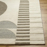 Surya Brooklyn BRO-2310 Cream Medium Gray 5' x 7'6" Rug