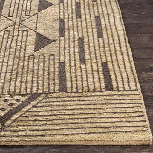 Surya Brookwood BKD-2300 Charcoal Wheat 2' x 3' Rug