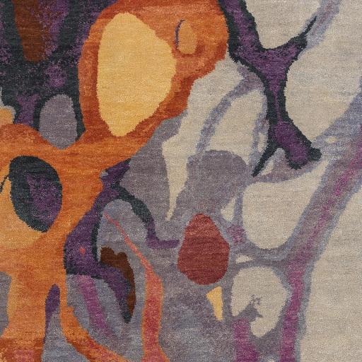 Surya Brought to Light BOL-4006 Brick Red Ink Blue 4' x 6' Rug