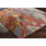 Surya Brought to Light BOL-4006 Brick Red Ink Blue 4' x 6' Rug