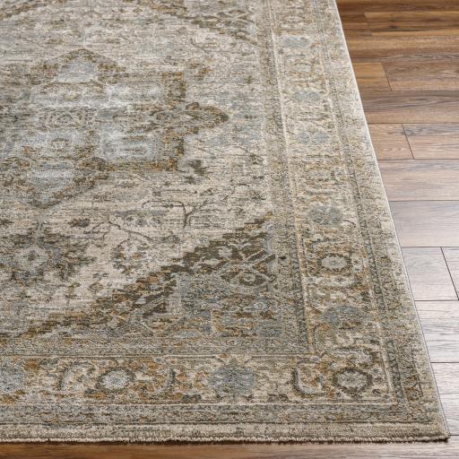 Surya Brunswick BWK-2318 Charcoal Deep Teal 2'7" x 7'3" Rug